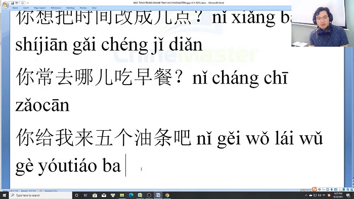 Giáo trình giảng dạy tiếng Trung thương mại Bài 3